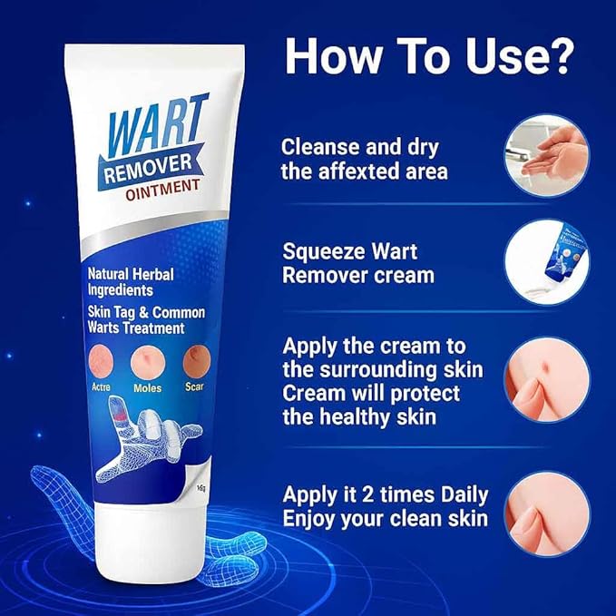 New Wart Remover Ointment PACK OF 2
