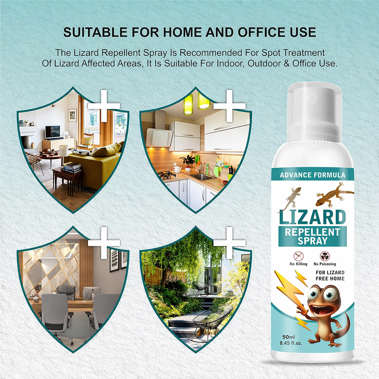 Lizard Repellent for Home Spray Pest Control PACK OF 2